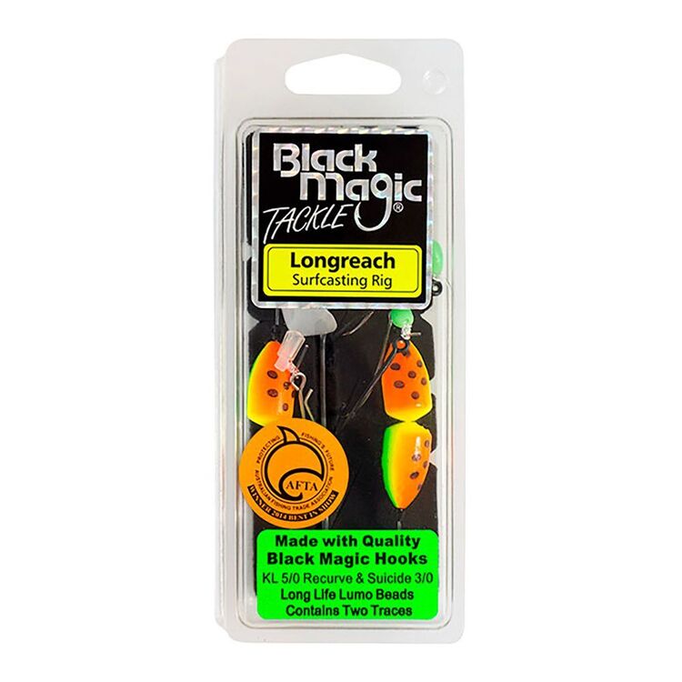 Black Magic Kl/Suicide Longreach Surfcasting Rig - Green/Yellow Float Silver