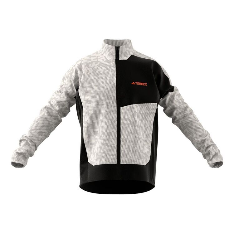 adidas Men's Trail Wind Jacket White & Grey