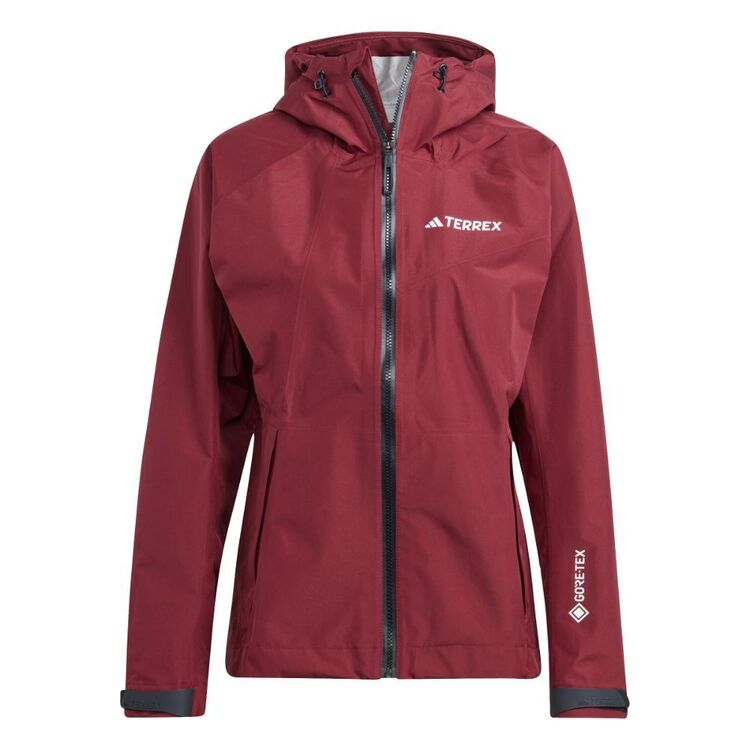 adidas Women's Experior Gore-Tex Paclite Rain Jacket Shadow Red