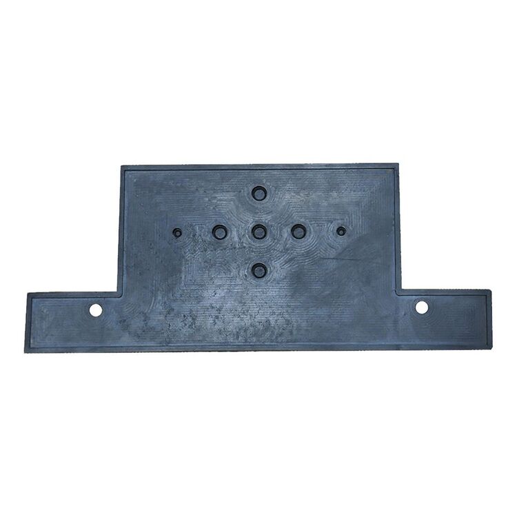 Universal Rubber Number Plate Bracket Multicoloured