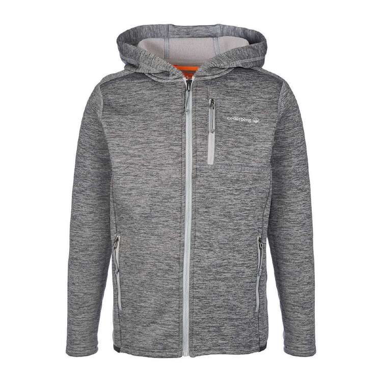 Cederberg Youth Peak Fleece Zip Through Top Grey