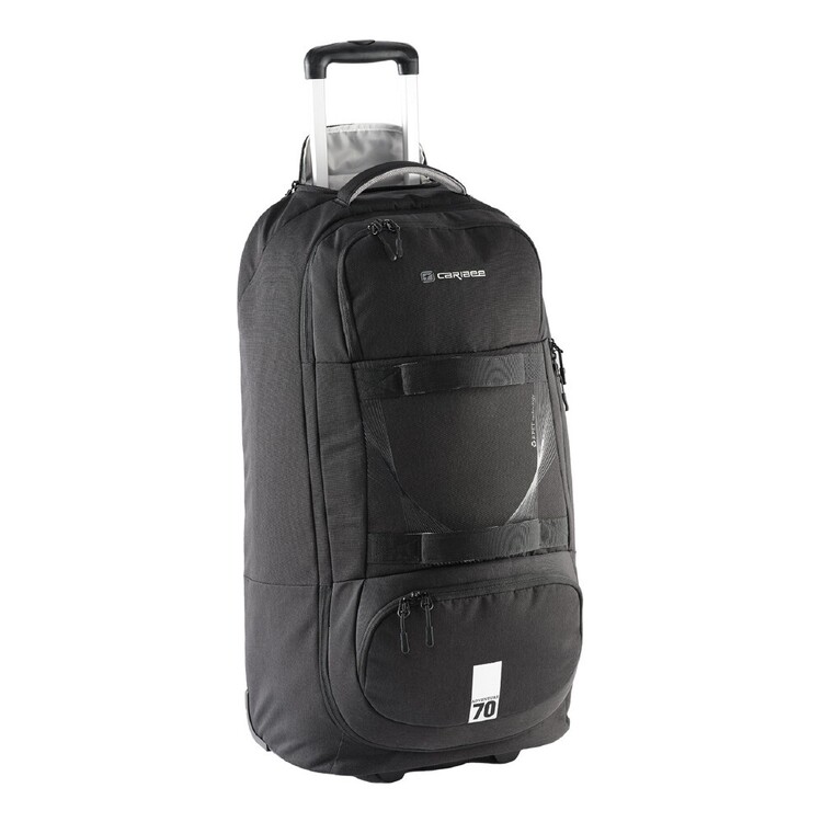 Caribee Adventure Hybrid RPET Travel Pack 70L Black 70 L