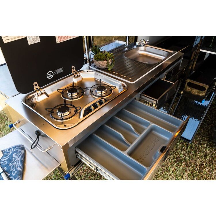 Austrack Talawana X13 Series 3 Hybrid Camper Grey