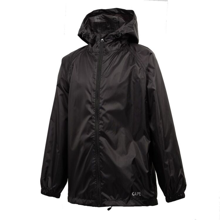 Cape Kids' Pack It Rain Jacket Black