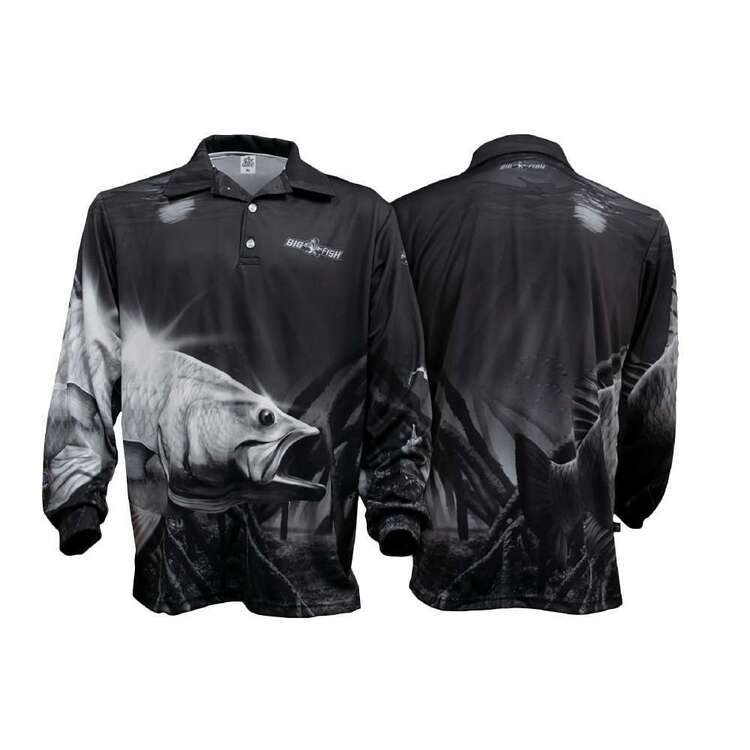 Bigfish Dark Of The Moon Sublimated Fishing Shirt Black