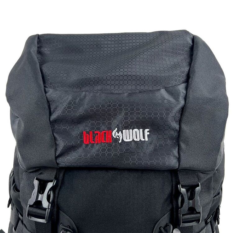 BlackWolf 75L Nankeen Hike Pack Jet Black 75 L