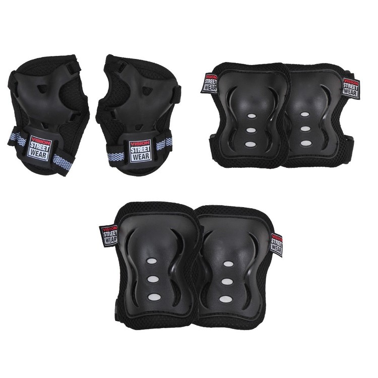 Vision Street Wear Safety Pad Set Black