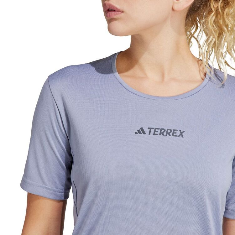 adidas Women's MT Tee Silver Violet