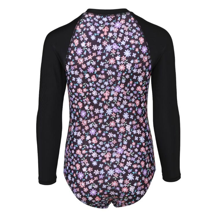 Body Glove Youth Girl's Floral Spliced Surfsuit Floral