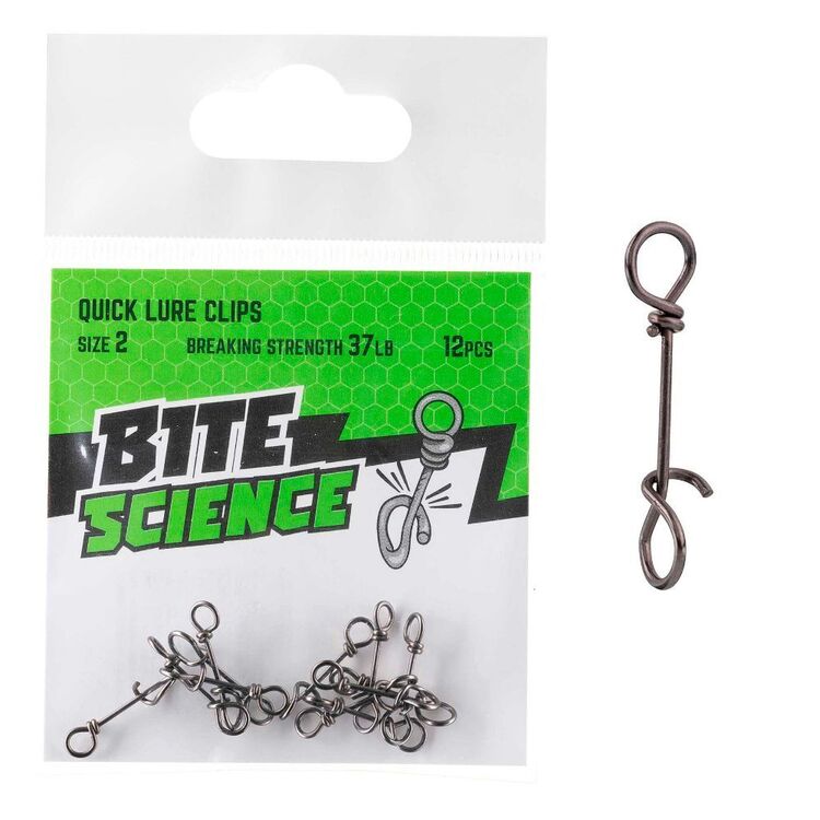 Bite Science Quick Lure Clips Pack Black