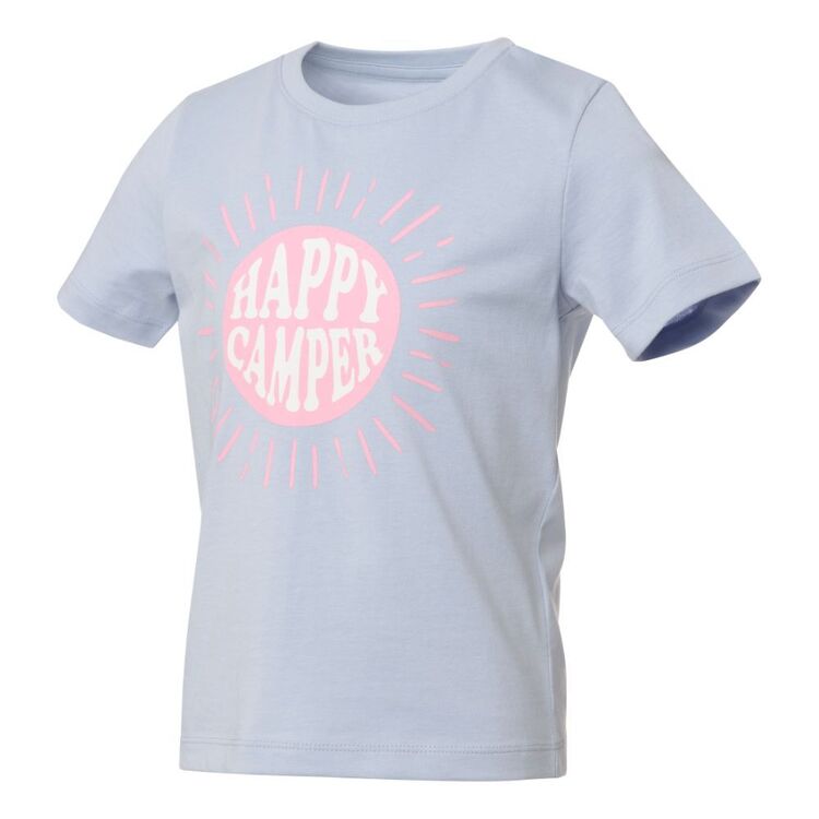 Cape Kids Girl's Happy Camper Tee Blue