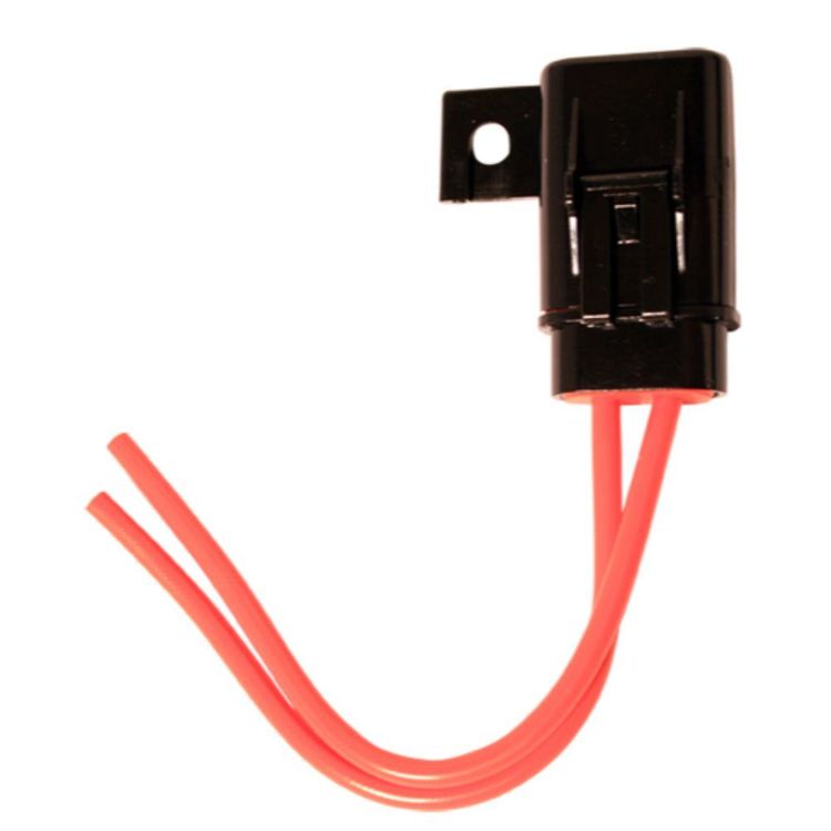 Waterline Waterproof Blade Fuse Holder With Leads 30 Amp