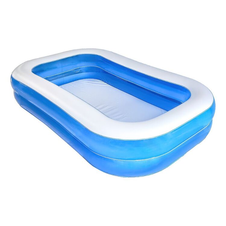 We Love Summer Family Pool Blue & White 2.1 x 1.25 m