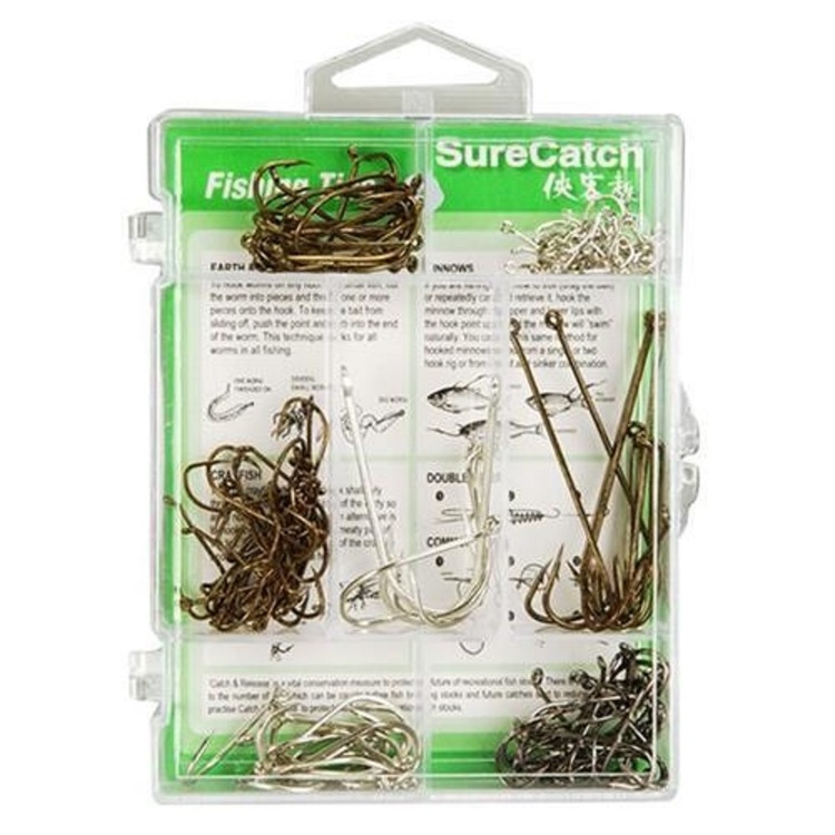 SureCatch 140 Piece Assorted Hook Pack Multicoloured