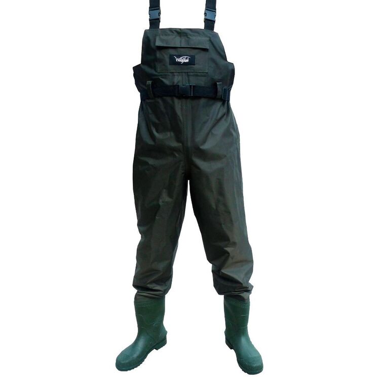 Wildfish PVC/Nylon Chest Waders Green