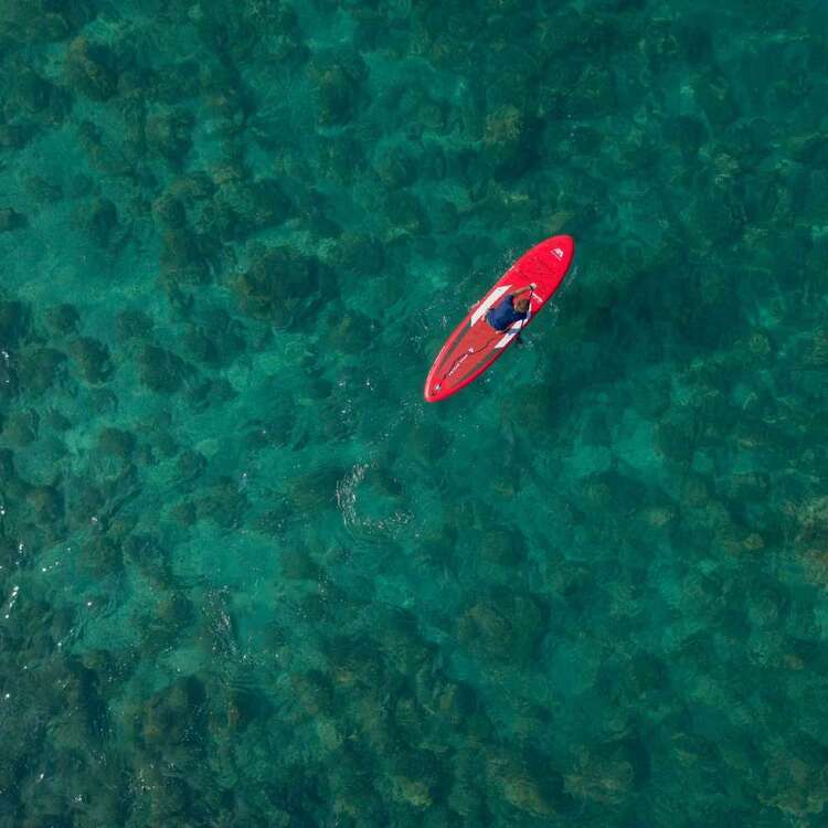 Aqua Marina Monster 2.0 12' Inflatable Stand Up Paddle Board With Paddle