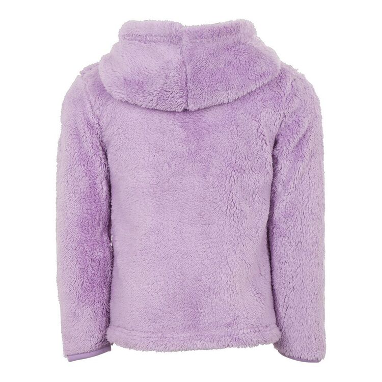 Cape Kids' Fluffy Fleece Hooded Top Lavender