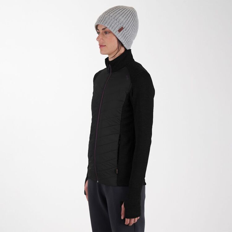 XTM Women's Back Country Hybrid Puffer Jacket Black