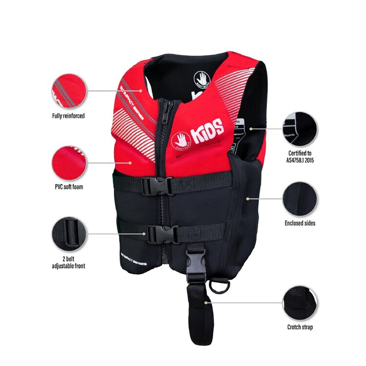 Body Glove Child L50 Neoprene PFD Red