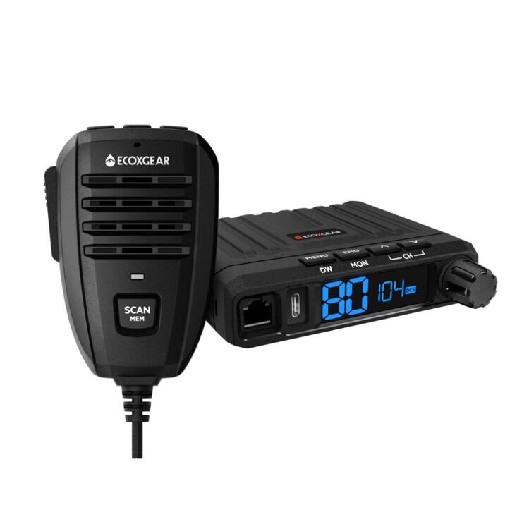 Ecoxgear 5 Watt Super Compact UHF CB Radio Pack Black