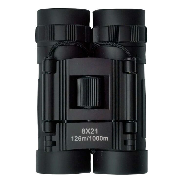 8 x 21 Compact Collapsible Binocular Black 8 x 21 mm