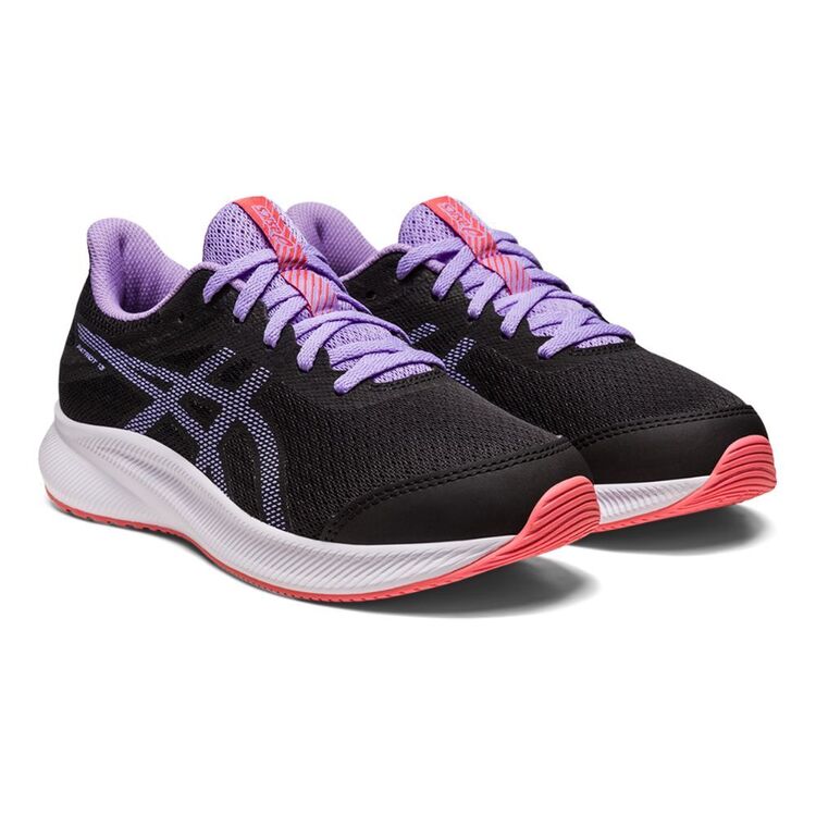 ASICS Kid's Patriot 13 Grade School Runners Black & Digital Violet