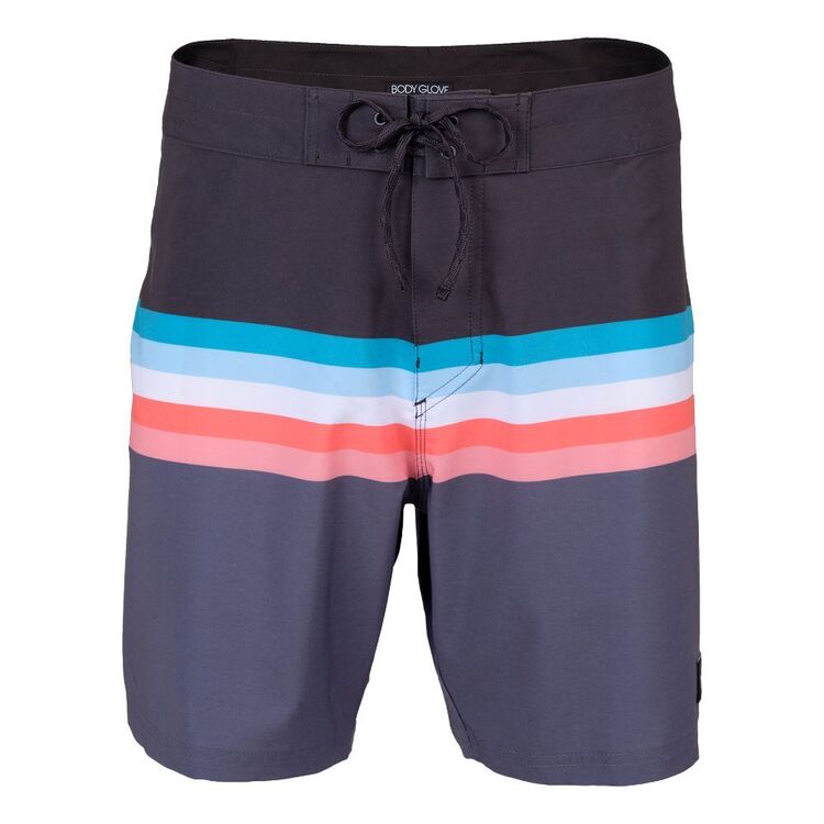 Body Glove Men's Wave Board Shorts Black & Grey