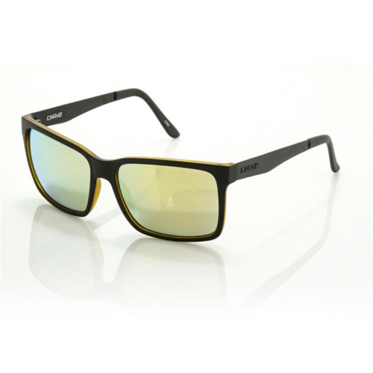 Carve The Island Sunglasses Matt Black & Yellow Iridium One Size Fits Most