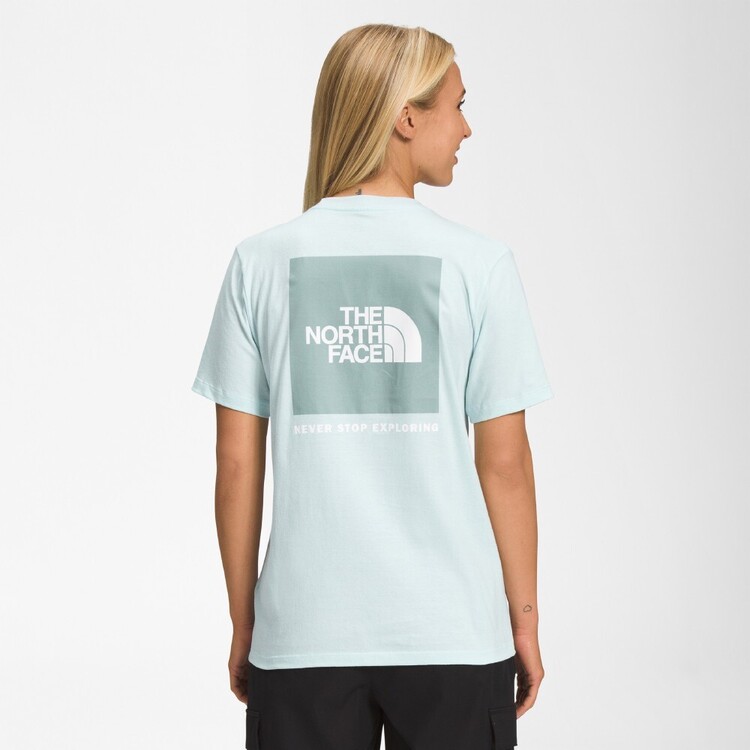 The North Face Women's Box NSE Short Sleeve Tee Skylight Blue