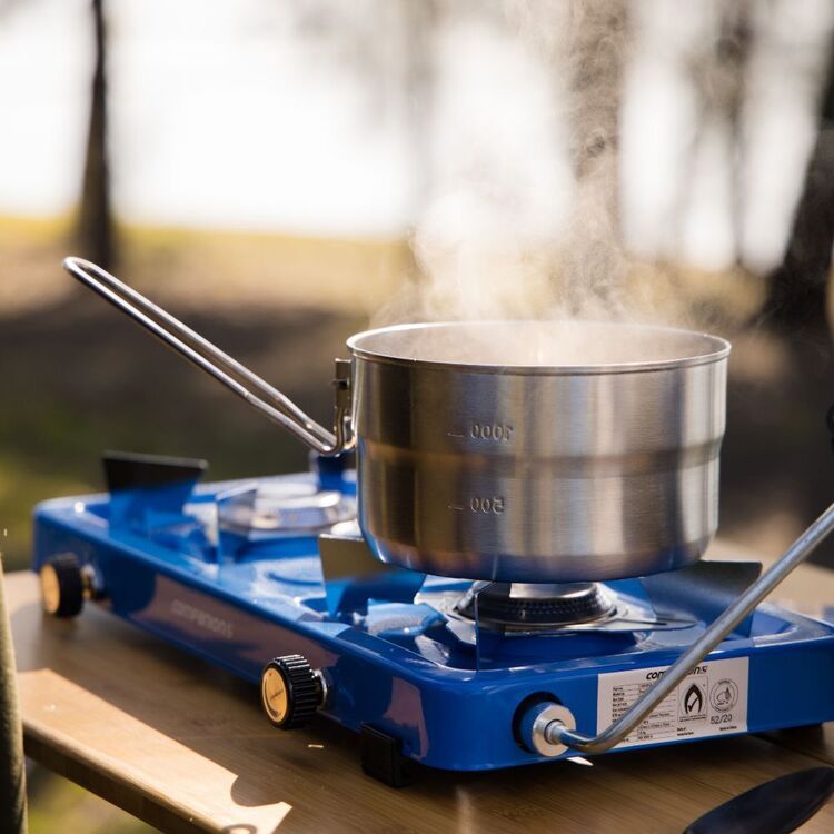 Companion Double Propane Stove Blue