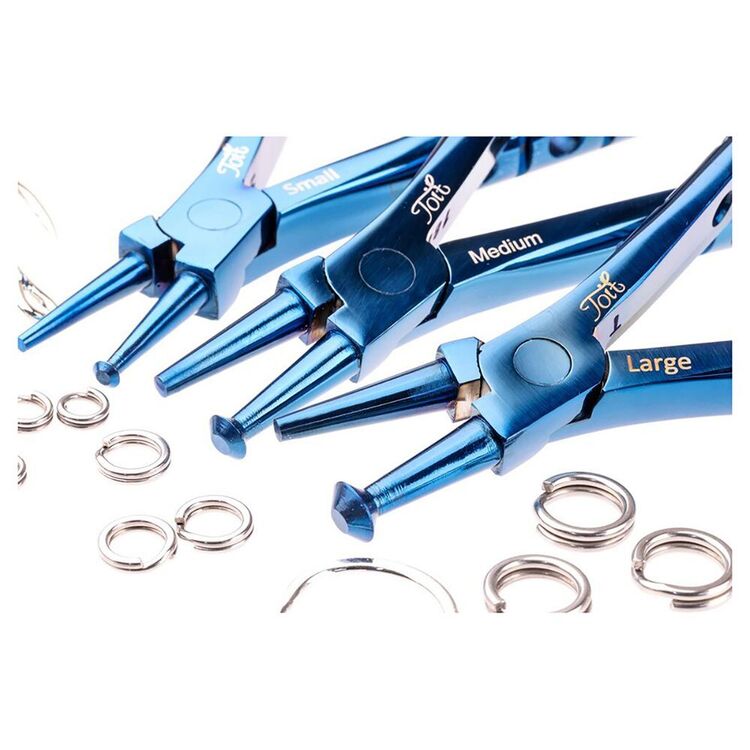 Toit Stainless Steel Split Ring Pliers Blue
