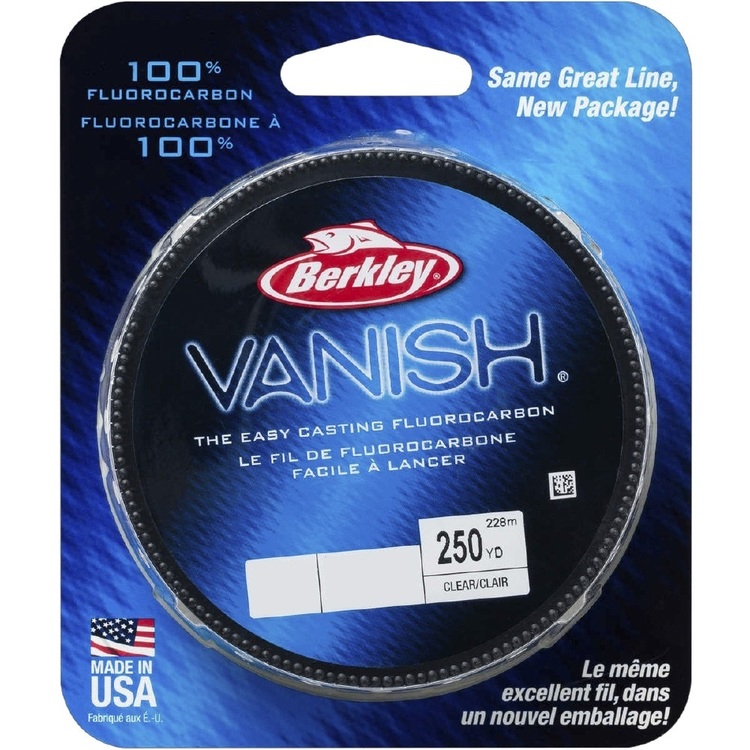 Berkley Vanish 250 Yards Fluorocarbon Line Clear