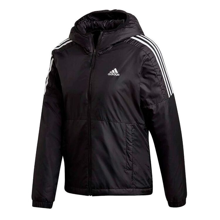 adidas Women's Essentials Insulated Hooded Jacket Black