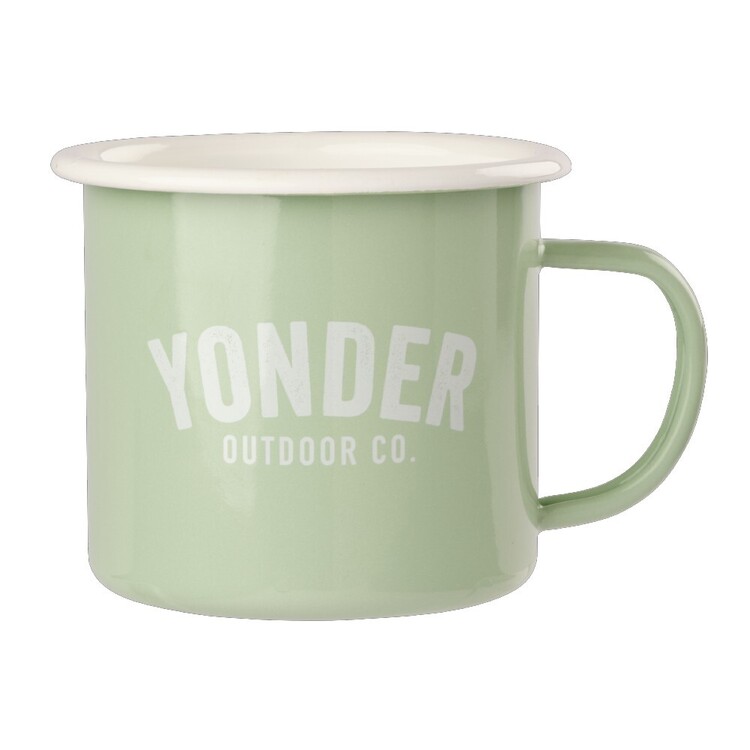 Yonder Enamel Mug Green 500 mL