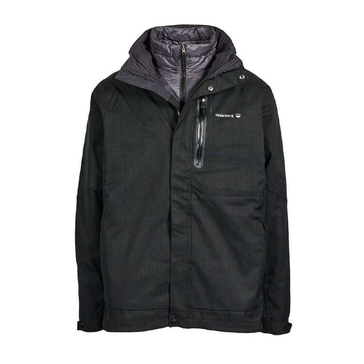 Cederberg Men's Tyrol 3 In 1 Jacket Black & Grey