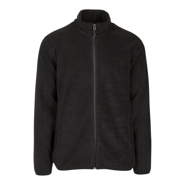 Cape Men's Full Zip Frost Fleece Jacket Black