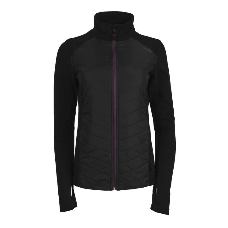 XTM Women's Back Country Hybrid Puffer Jacket Black