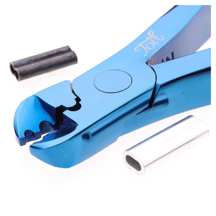 Toit Stainless Steel Crimpers Blue