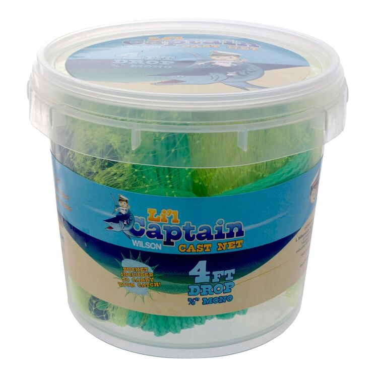 Wilson Little Captain 4ft Cast Net Green 4 ft