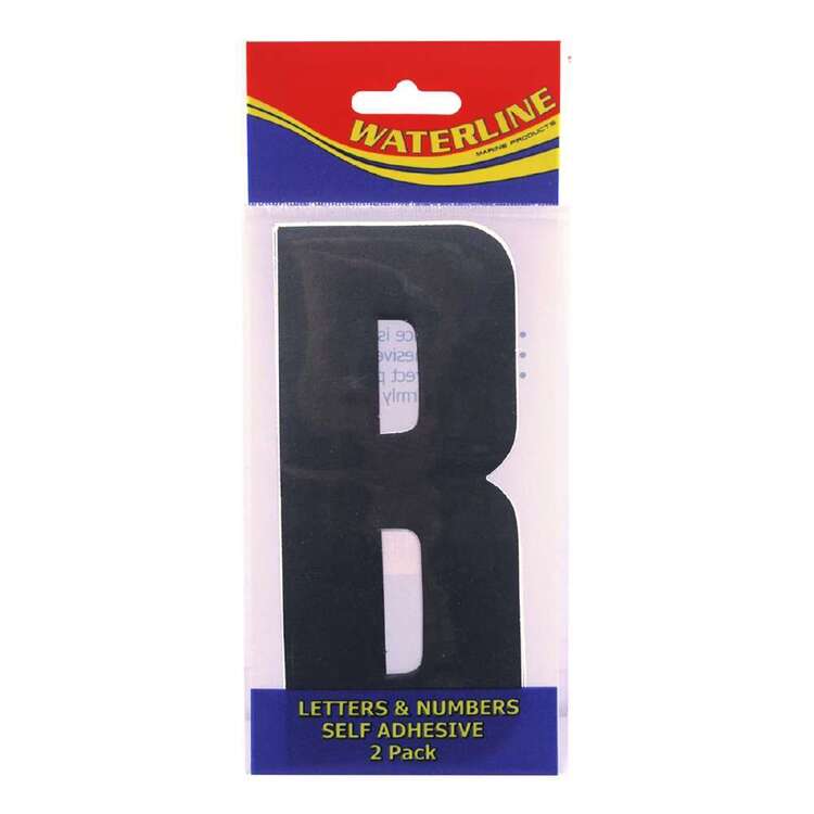 Waterline Boat Letter ''B'' 6 Inch 2 Pack