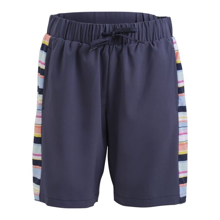Body Glove Women's Stripe Board Shorts Navy & Print