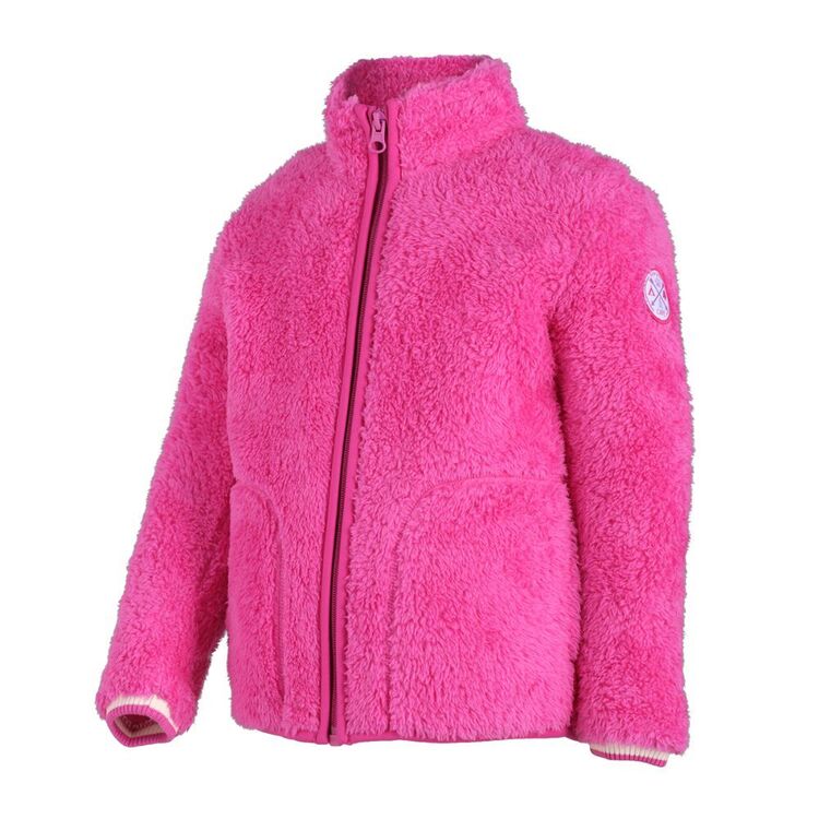 Cape Kids' Fluffy Fleece Top Hot Pink