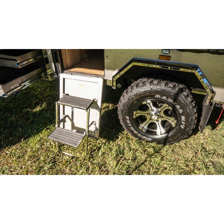 Austrack Plenty X Double Folding Offroad Camper Trailer Grey