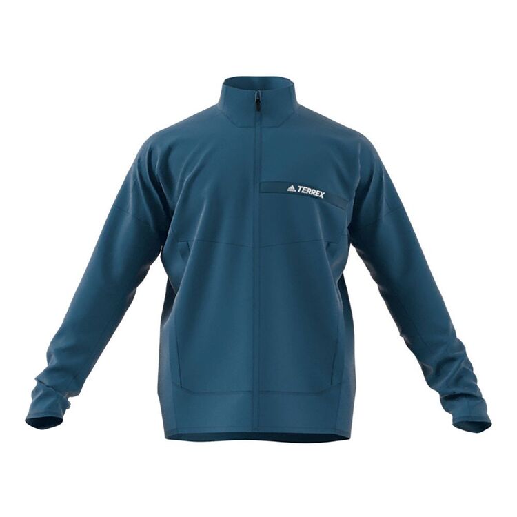 adidas Men's Terrex MLT Wind Jacket Steel
