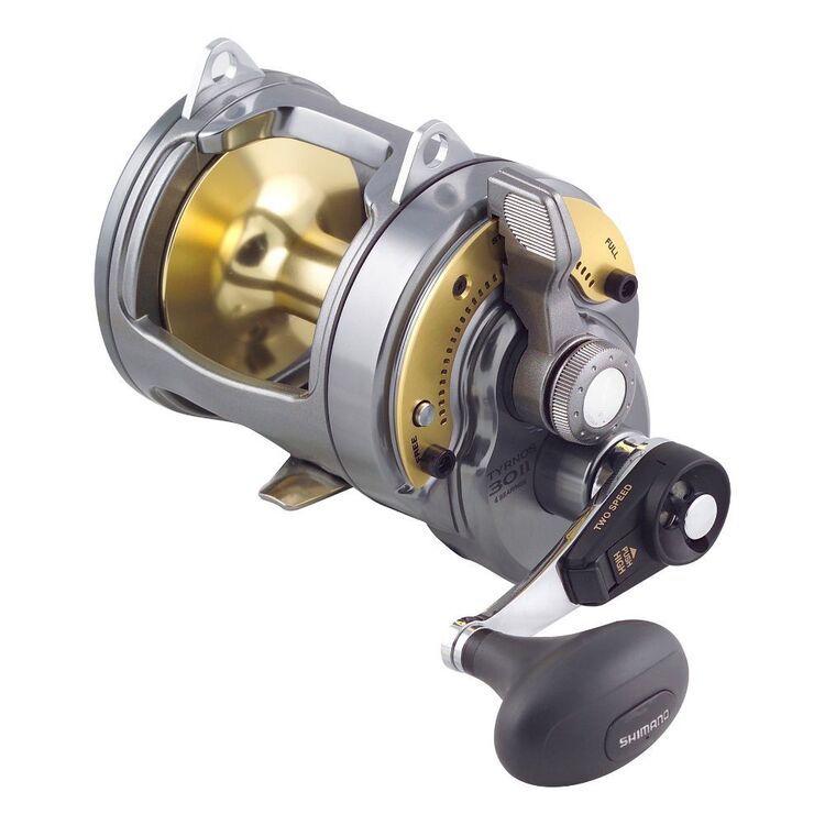 Shimano Tyrnos 2 Speed 30 Overhead Reel Black