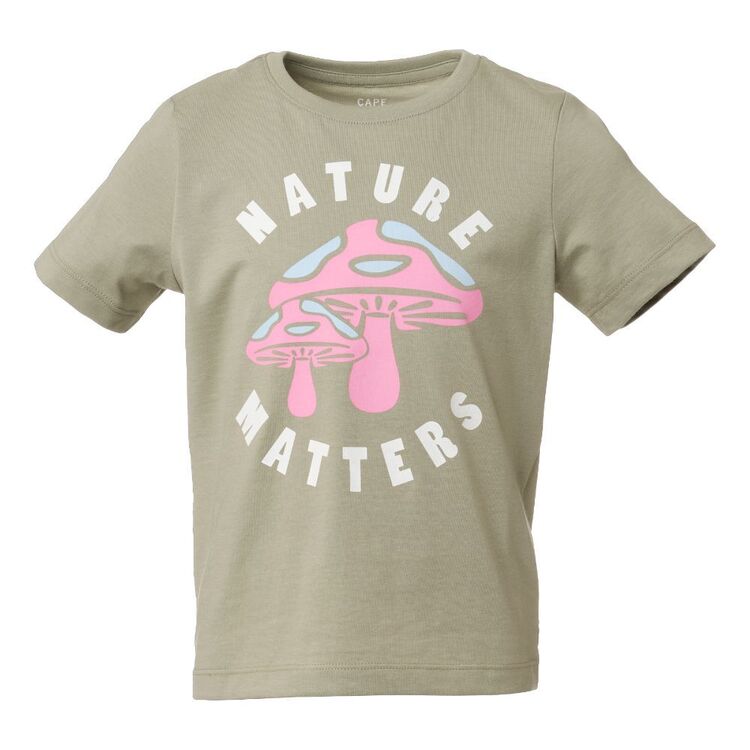 Cape Kids Girls Nature Matters Tee Sage