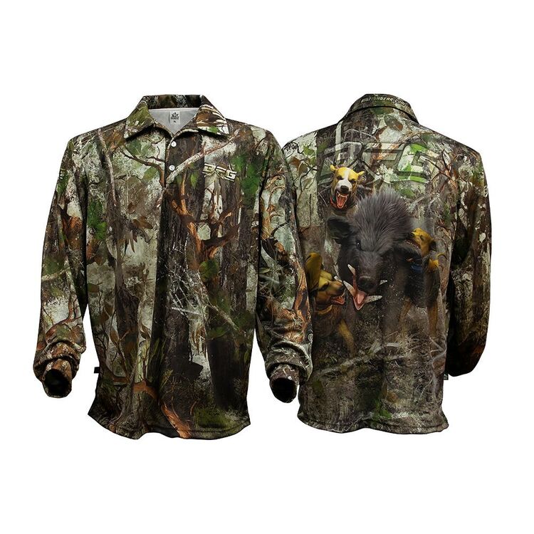 Bigfish Piggin Sublimated Fishing Shirt Pigging Print