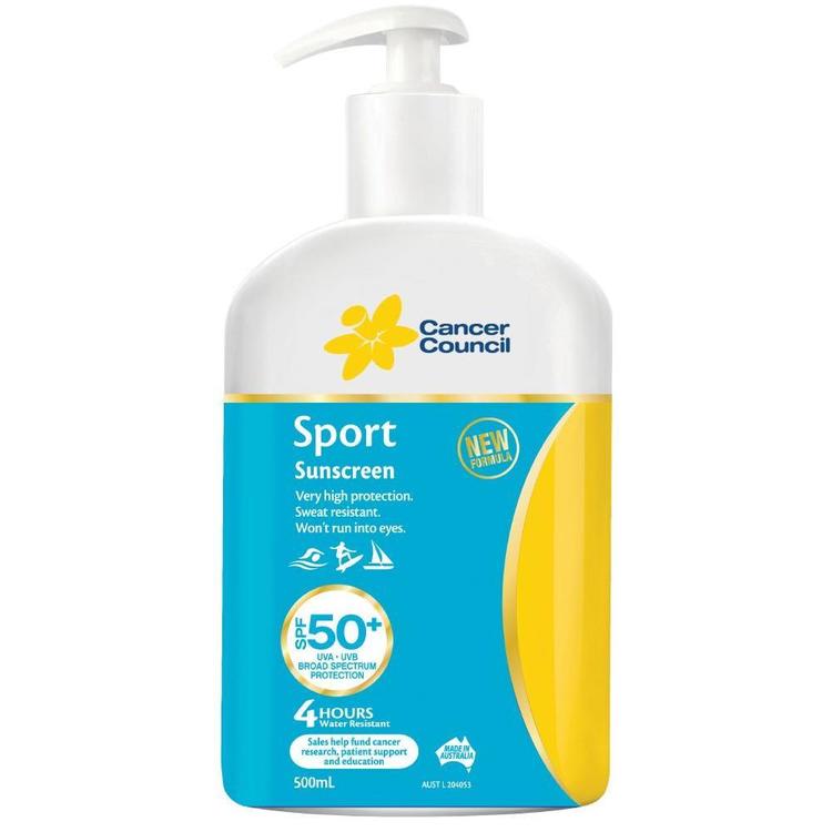 Cancer Council Pump Sport Sunscreen 500 mL