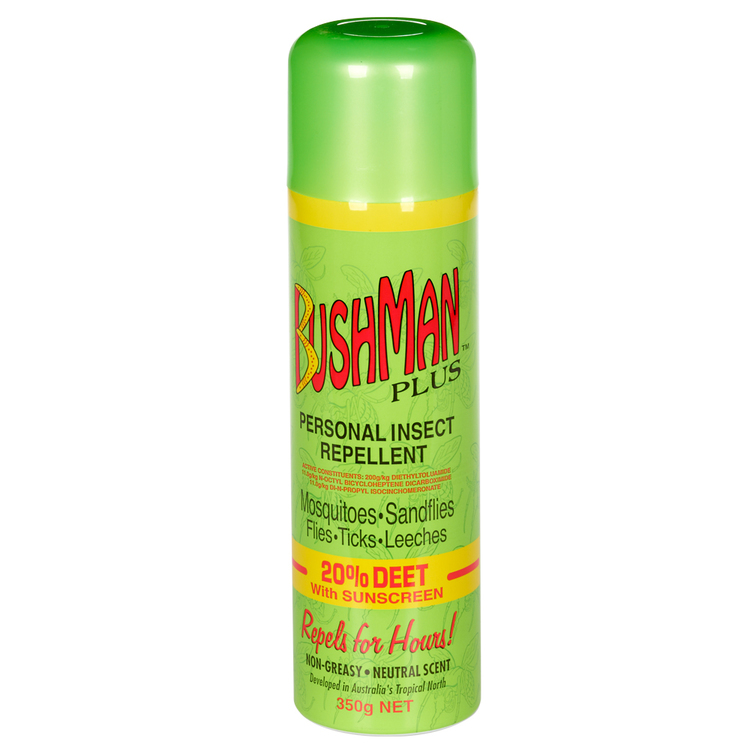 Bushmans Aerosol With Sunscreen Green