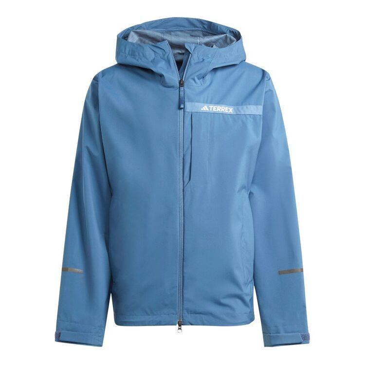 adidas Men's Terrex Multi Rain Jacket Steel/White